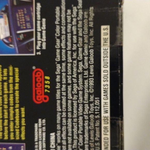Vintage Sega game genie video game enhancer game gear - Picture 3 of 13